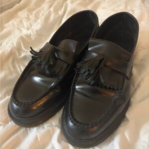 Classic Black Tassel Loafers